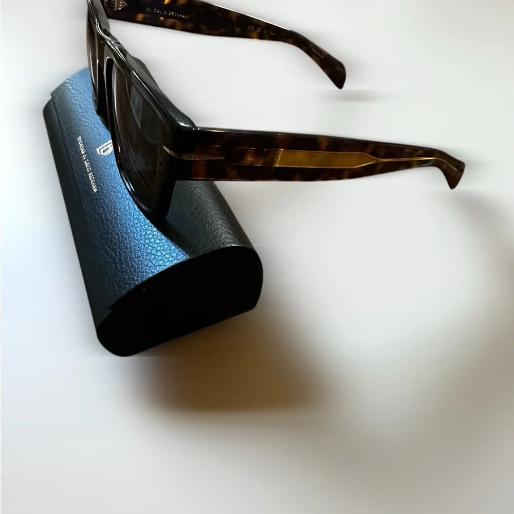 David Beckham Unisex Tortoiseshell Sunglasses